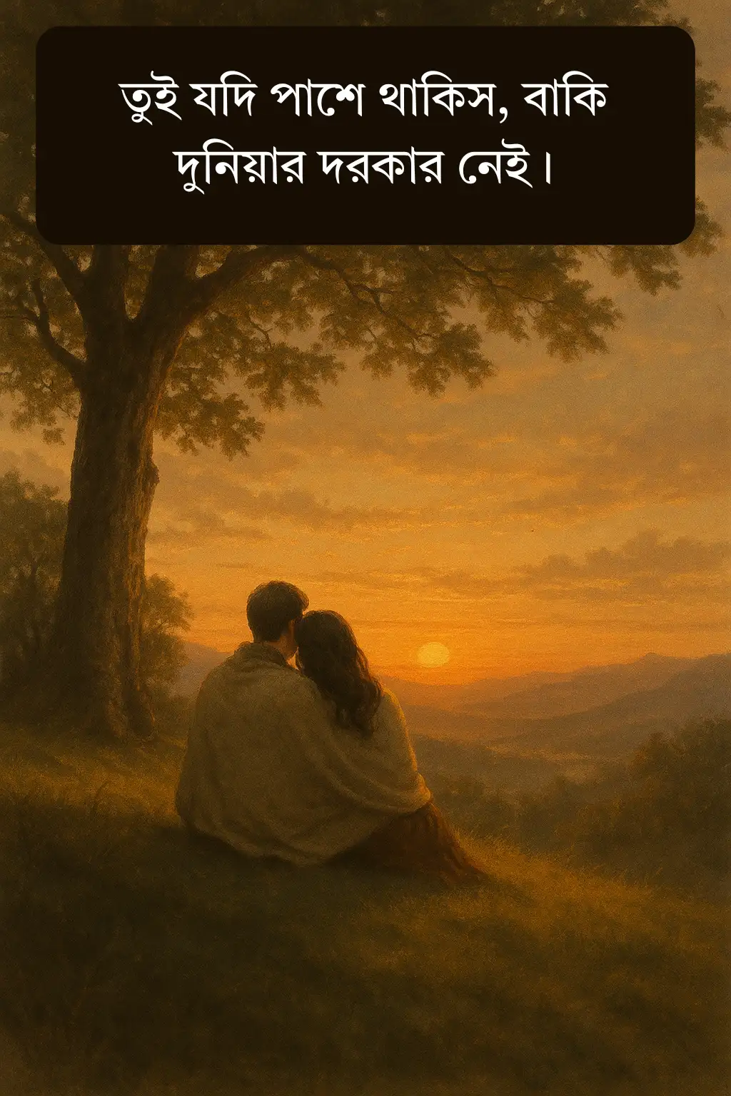 bangla romantic caption